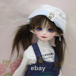 1/6 BJD Doll SD Resin Joint Eyes Face Makeup Clothes Cute Girl Doll Full Set Toy