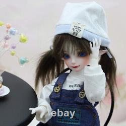 1/6 BJD Doll SD Resin Joint Eyes Face Makeup Clothes Cute Girl Doll Full Set Toy