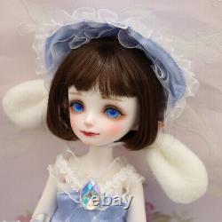 1/6 BJD Doll SD Resin Joint Eyes Face Makeup Clothes Cute Girl Doll Full Set Toy