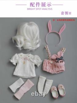 1/6 BJD Doll Sweet Girl SD Resin Ball Jointed Doll Full Set Eyes Face Makeup Toy