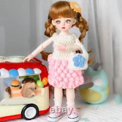 1/6 BJD Doll Toy Best Gift Full Set include Doll Body Clothes Shoes Wigs Makeup