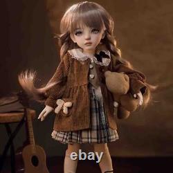 1/6 Resin BJD Doll SD Ball Joint Doll Pretty Girl Fall Campus Style Full Set Toy