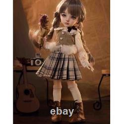 1/6 Resin BJD Doll SD Ball Joint Doll Pretty Girl Fall Campus Style Full Set Toy