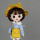 1/8 Bjd Doll Girl Pretty Kindergarten Outfits Eyes Face Makeup Hair Full Set Toy