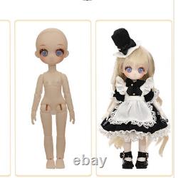 1/8 BJD Doll Girl Resin Dolls Figures Toys + Eyes Face Makeup Full Set Clothes