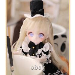 1/8 BJD Doll Girl Resin Dolls Figures Toys + Eyes Face Makeup Full Set Clothes