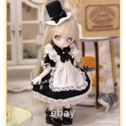 1/8 BJD Doll Girl Resin Dolls Figures Toys + Eyes Face Makeup Full Set Clothes