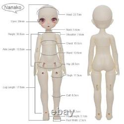 15'' Little Angel 1/4 BJD Doll Cute Nanako Fullset Resin Toy Kid Anime DIY Gift