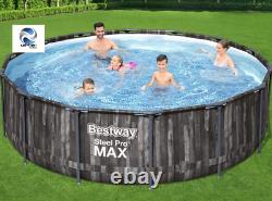 15 in Set Bestway 5614Z -14FT x 42in (427 cm x107 cm) Ground Swimming Pool Round