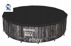 15 in Set Bestway 5614Z -14FT x 42in (427 cm x107 cm) Ground Swimming Pool Round