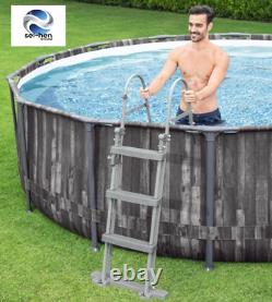 15 in Set Bestway 5614Z -14FT x 42in (427 cm x107 cm) Ground Swimming Pool Round