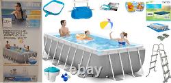 15 in set INTEX 26788 13.1FT (400x200x100cm) Rectangular Pool