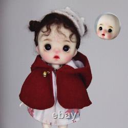 15cm Height BJD Doll Mini Girl Dolls with Outfits Dress Face Makeup Full Set Toy