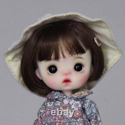15cm Resin BJD Doll 1/12 Cute Girls Makeup with Clothes Handmade Full Set Toy