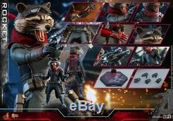 16 Scale Hot Toys Avengers Endgame Rocket Action Figure MMS548 Full Set Gift