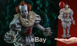 16 Scale Hot Toys HT MMS555 Bill Skarsgard Pennywise Solider Figure Full Set