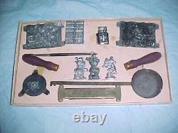 1930s MICKEY MOUSE LEAD TOY SOLDIER MOLD C 41 with ORIGINAL BOX No EM full set