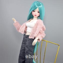 22 inch Female BJD Doll Mechanical Joints Body and Fashion Clothes Full Set Toy