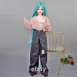 22 inch Female Doll Mechanical Joint Body Doll and Fashion Clothes Full Set Toy