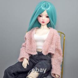 22 inch Female Doll Mechanical Joint Body Doll and Fashion Clothes Full Set Toy