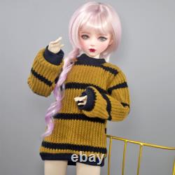 22 inch Height Large Female Doll Toy Mechanical Joints Body and Full Set Outfits