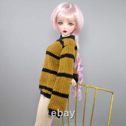 22 inch Height Large Female Doll Toy Mechanical Joints Body and Full Set Outfits