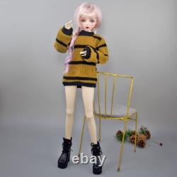 22 inch Height Large Female Doll Toy Mechanical Joints Body and Full Set Outfits