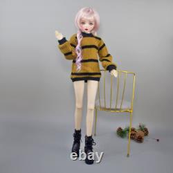 22 inch Height Large Female Doll Toy Mechanical Joints Body and Full Set Outfits