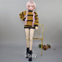 22 inch Height Large Female Doll Toy Mechanical Joints Body and Full Set Outfits