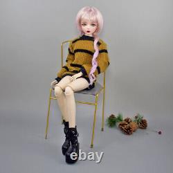 22 inch Height Large Female Doll Toy Mechanical Joints Body and Full Set Outfits