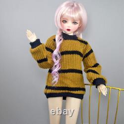 22 inch Height Large Female Doll Toy Mechanical Joints Body and Full Set Outfits