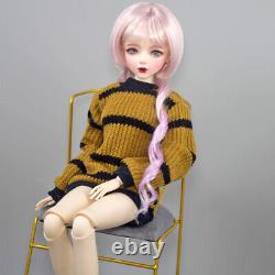 22 inch Height Large Female Doll Toy Mechanical Joints Body and Full Set Outfits