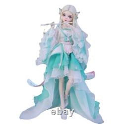 22 inch Large Girl Doll Pretty Ancient Clothes Shoe Finished Makeup Full Set Toy