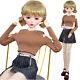 22 Inch Mechanical Joints Female Doll With Clothes Dress Shoes Wigs Full Set Toy