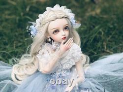 24 1/3 BJD Doll Ball Jointed Girl + Wig Clothes Shoes Eyes Makeup Full Set Toy