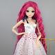 24 Inch Girl Doll Toy Long Curly Hair Wigs Mechanical Makeup Dress Shoe Full Set