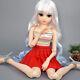 24 Inch Large Girl Doll And Curly Gradient Wigs Vest Dress Shoes Full Set Toy