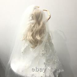 24in 1/3 BJD Doll Girl Upgrade Makeup Eyes Wigs Wedding Dress Shoes Full Set Toy