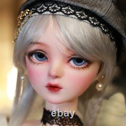 24in 1/3 BJD Doll Joint Movable Girl Full Set Princess Dress Shoes Wigs Eyes Toy