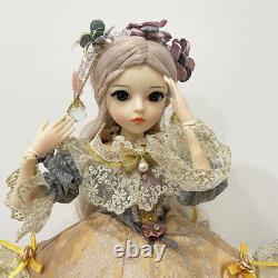 24in BJD Doll 1/3 Ball Jointed Girl Dolls Full Set Princess Dress Shoes Wigs Toy