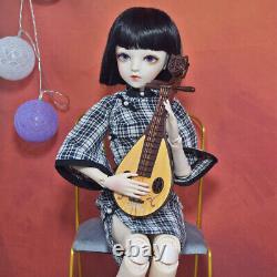 24inch BJD Dolls 1/3 Ball Jointed Doll DIY Toy Full Set Including Wig Eyes Dress