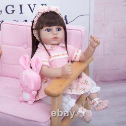 46cm Reborn Dolls Cloth Body Newborn Baby Toddler Doll with Clothes Full Set Toy