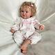 50cm/60cm Reborn Doll Cute Girl Doll Rooted Blonde Hair Clothes Full Set Toy