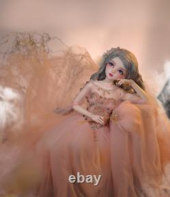 55cm Resin BJD Doll 1/3 Ball Jointed Female Girls Body with Full Set Outfits Toy