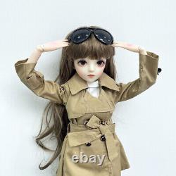 60cm 1/3 BJD Doll Joint Movable Girl Handmade Clothes Makeup Full Set DIY Toys