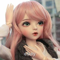 60cm 1/3 Ball Jointed BJD Doll Girl Doll with Full Set Outfit Removable Eyes Toy