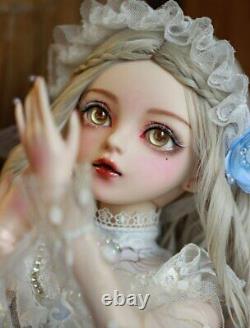 60cm 1/3 Ball Jointed BJD Girl Doll Clothes Full Set Outfit Free Fcae Makeup Toy