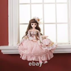 60cm BJD Doll 1/3 Ball Jointed Girl Doll Princess + Full Set Outfit Pretty Toy
