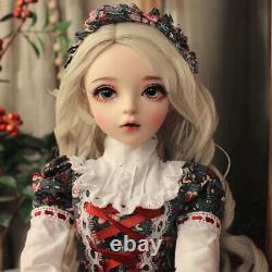 60cm BJD Doll Gift 1/3 Ball Jointed Toys Full Set With Changeable Eyes Clothes