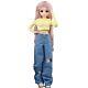 60cm Large Girl Doll Toy Face Makeup Clothes Pants Shoes Wigs Full Set Included